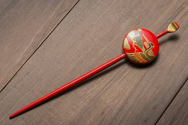 istock Japanese hairpin. 486884943