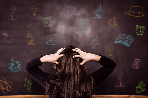 istock Composite image of school subjects doodles 486886768