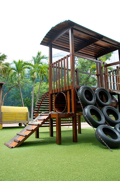 istock children Stairs Slides equipment 486888922