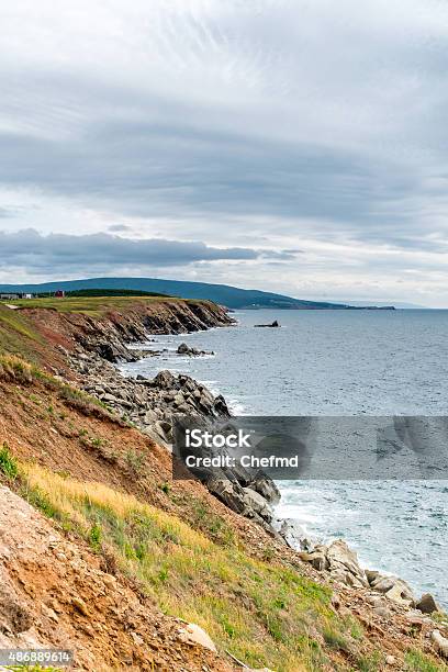 The Rocky Shoreline Cape Breton Nova Scotia Canada Stock Photo - Download Image Now