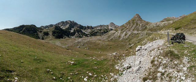 Panoramic view on the beautifull valley on Durmitor mountain