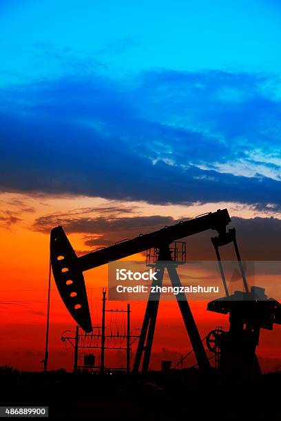 The Oil Pump Stock Photo - Download Image Now - 2015, Activity, Beauty