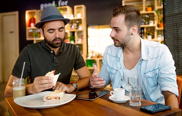 istock Casual meeting in a Coffee Shop 486890258