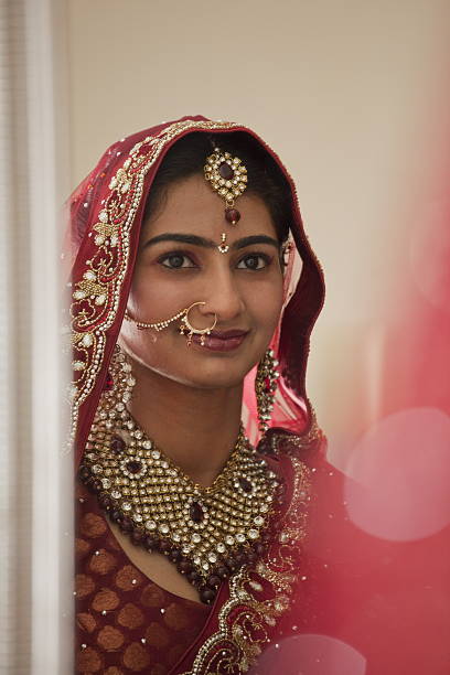 istock Beautiful Indian, Punjabi Bride at her wedding. 486892544