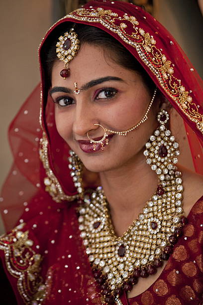 istock Beautiful Indian, Punjabi Bride at her wedding. 486893320