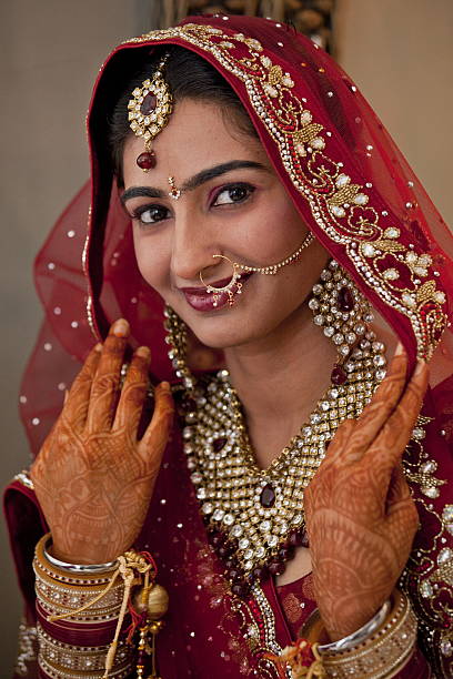 istock Beautiful Indian, Punjabi Bride at her wedding. 486893516