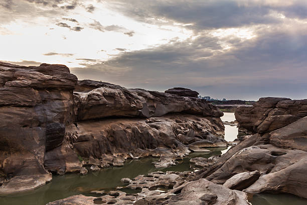 istock Canyon along the Mekong River in Thailand. 486894354