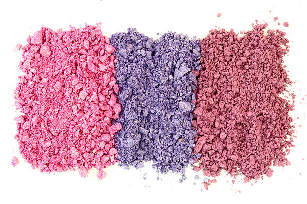 косметичка цвета - face powder make up cosmetics eyeshadow стоковые фото и изображения