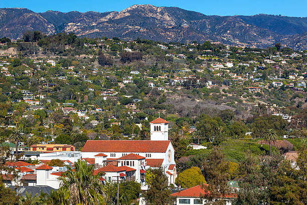 istock White Adobe Methodist Church Houses Mountain Santa Barbara alifo 486896091