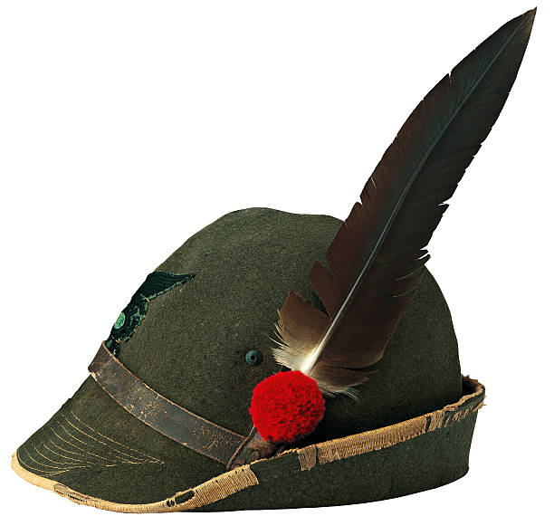 alpine sombrero italiano - battalion fotografías e imágenes de stock
