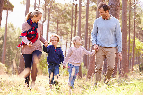 istock Family walking walking in the countryside 486896420