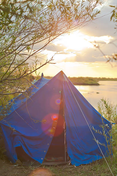 Tenda da campeggio - foto stock