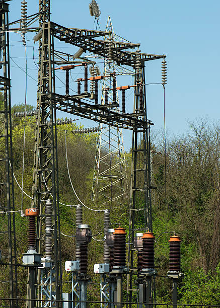 Elektrische Kraftwerk in Land – Foto