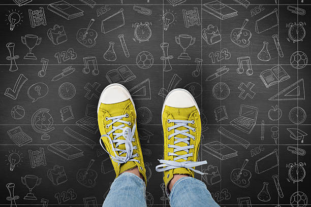 istock Composite image of casual shoes 486897966