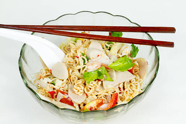 Mama Instant Noodles Spicy  mix salad (Fried Thai Mama Tom yum)