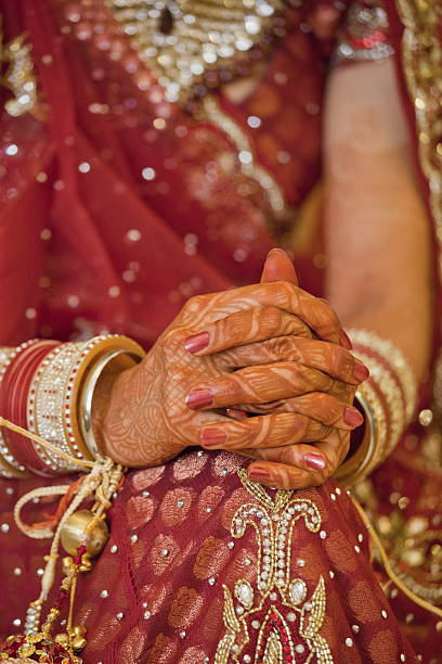 istock Beautiful Indian, Punjabi Bride at her wedding. 486898402