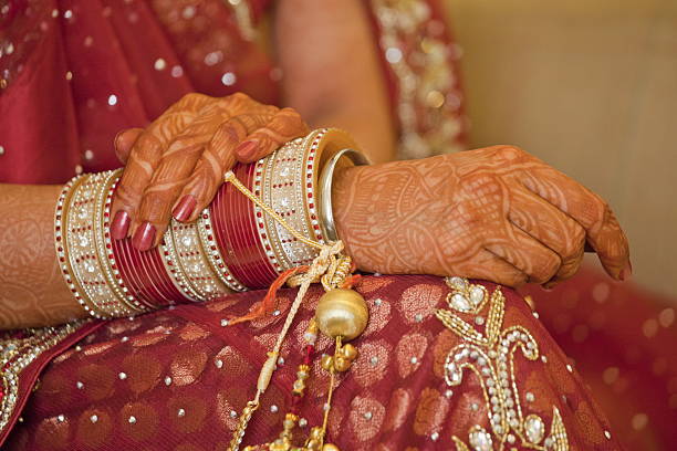 istock Beautiful Indian, Punjabi Bride at her wedding. 486898820