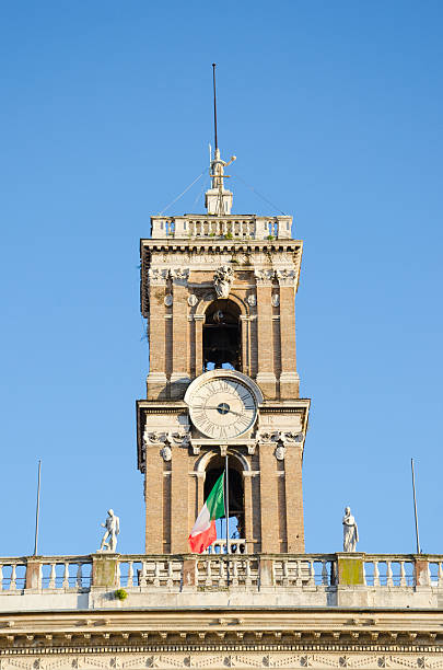 istock Bell tower at the Capitoline Hill 486898829