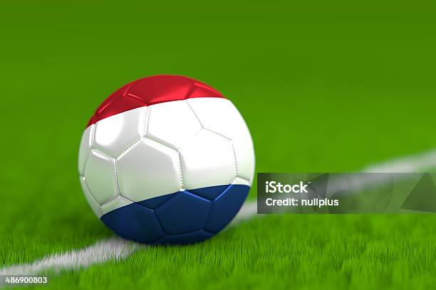 Soccer Ball With Dutch Flag Stock Photo - Download Image Now - Color Image, Colors, Concepts