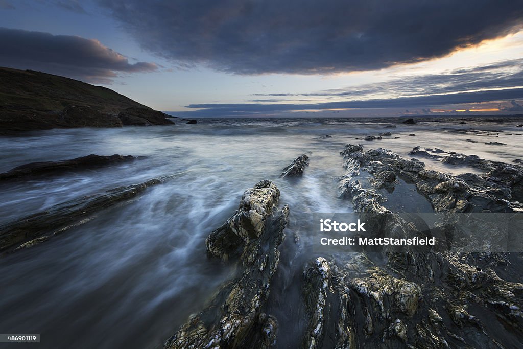 Whitsand bahía en crepúsculo - Foto de stock de Agua libre de derechos