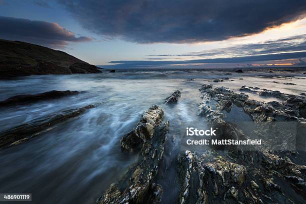 Photo libre de droit de Whitsand Bay Au Crépuscule banque d'images et plus d'images libres de droit de Angle de prise de vue - Angle de prise de vue, Angleterre, Aube