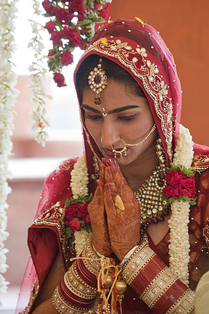 istock Beautiful Indian, Punjabi Bride at her wedding. 486901158