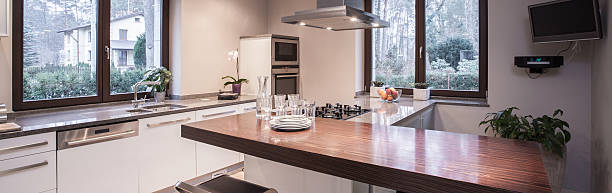 istock Elegant kitchen in contemporary style 486902758