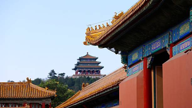 istock Chinese Roofs from the Forbidden City 486909390