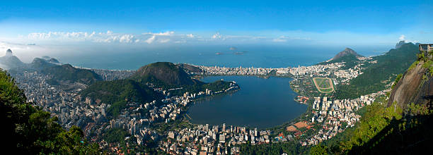 istock Panoramic view of Rio De Janeiro, Brazil landscape 486909482