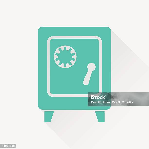 Safe Icon Stock Illustration - Download Image Now - 2015, Bank Deposit Slip, Banking