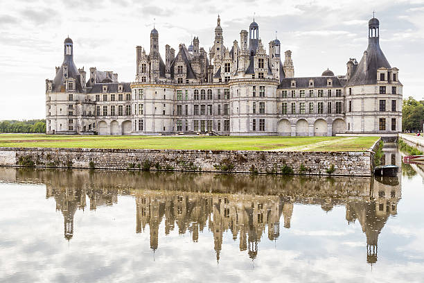 Chambord, France - August 7, 2009: Chateau de Chambord (1519-1547), one of the most recognizable castles in the world