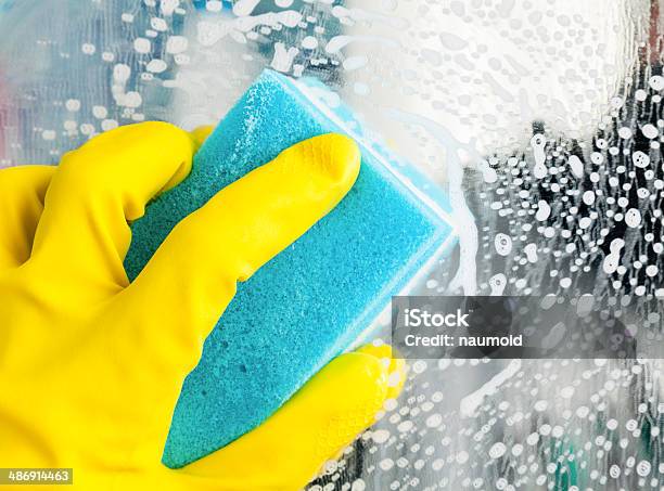 House Chores Stock Photo - Download Image Now - Bathroom, Blue, Chemical