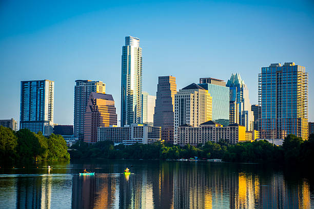 istock Kayaking Town Lake Austin Texas Skyline Adventure Summer Fun 486915444