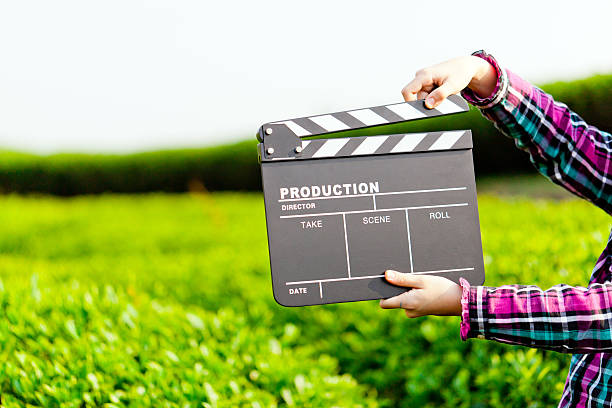 istock Hands holding a movie clapboard 486916507