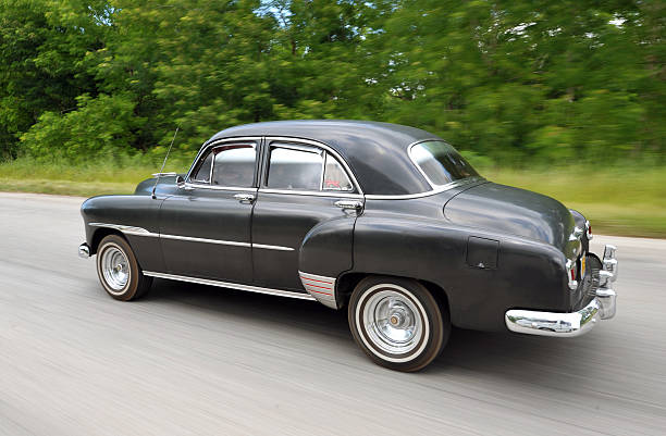 istock Classic American car, Cuba 486917725