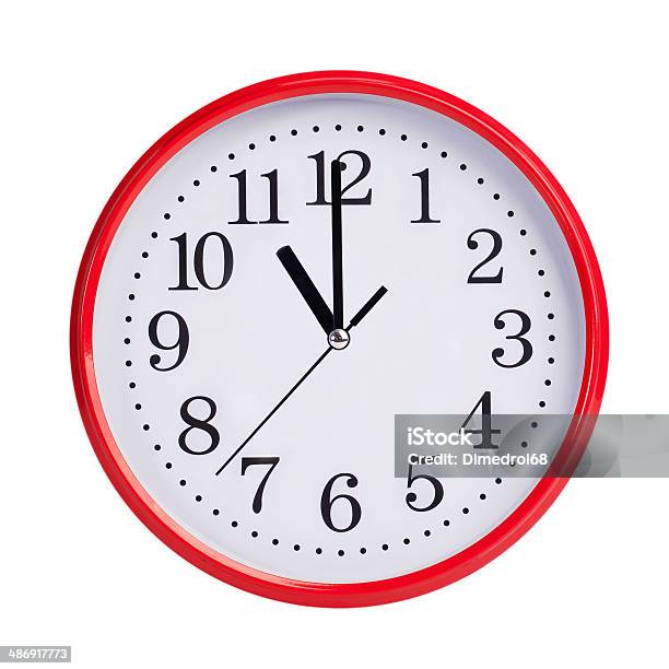 Eleven Oclock On A Round Dial Stock Photo - Download Image Now - Clock, Number 11, Circle
