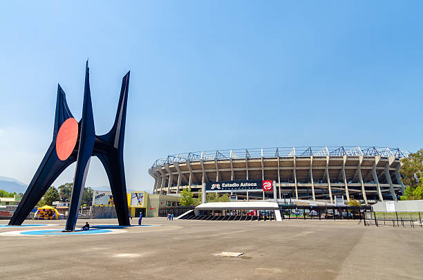 Azteca Stadium stock photo