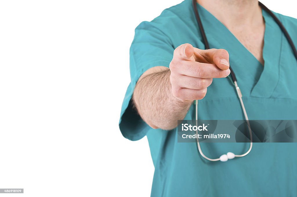 Medical doctor. Questionnaire Stock Photo