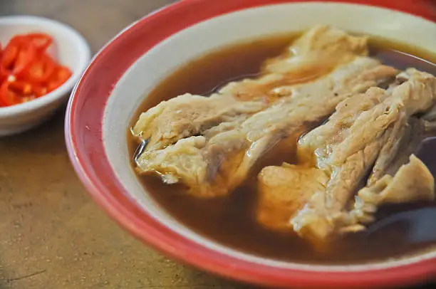 Photo of Bak Kut Teh oriental herbal soup of pork spare ribs