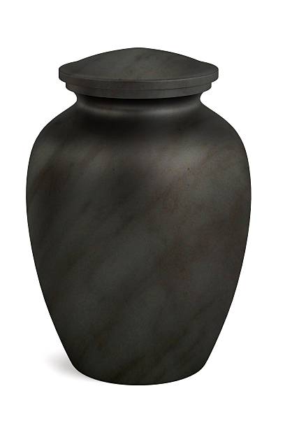 urn realistic 3d render of urn burned corpse stock pictures, royalty-free photos & images