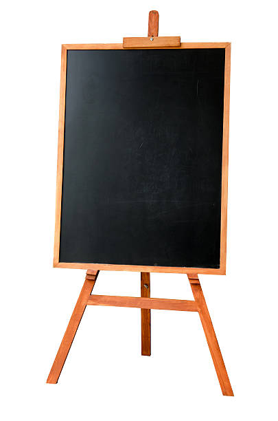 istock Blank art board, wooden easel 486919423
