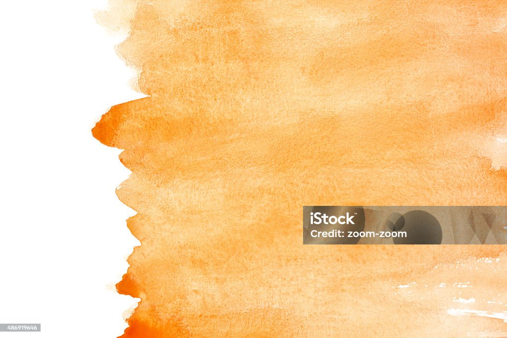 Orange watercolor background Orange watercolor background with space for your own text Orange Background Stock Photo