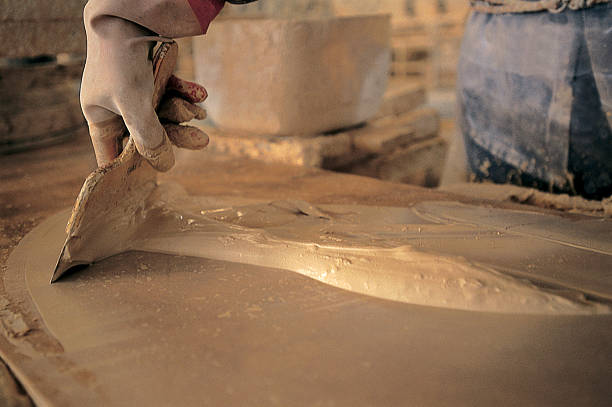 istock marble cutting factory - industrial 486920680