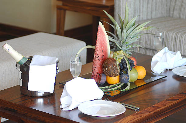 beautifully serving for romantic couple