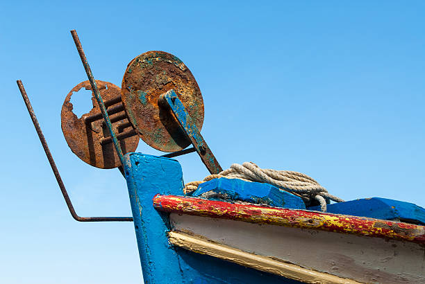 istock Fishing boat in Greece 486921660