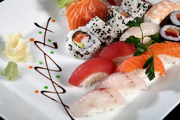 istock close up sushi and sashimi 486922494