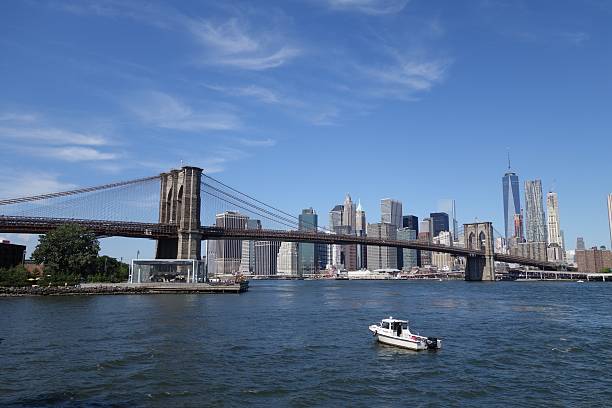 istock Brooklyn Bridge in New York with Manhattan skyline 486922752