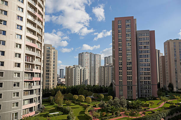 apartments - byggnadskonstruktion bildbanksfoton och bilder