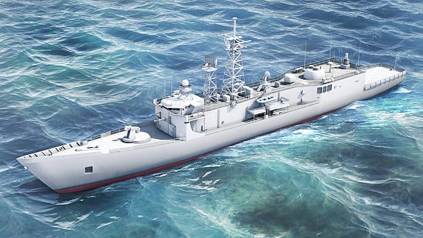 istock Oliver Hazard Perry-class Polish frigate. 486923798
