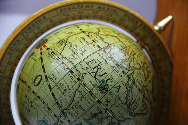 istock Globe with Africa in Focus 486925146